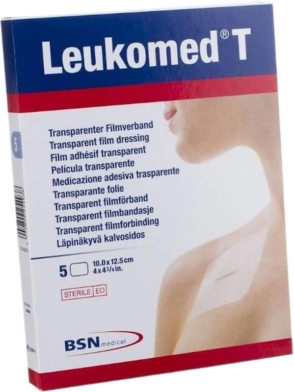 Pansement film Leukomed T trans 10x12.5cm 5 pces