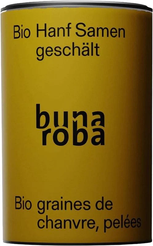 BUNAROBA Graines de chanvre décortiquées Ds 200g