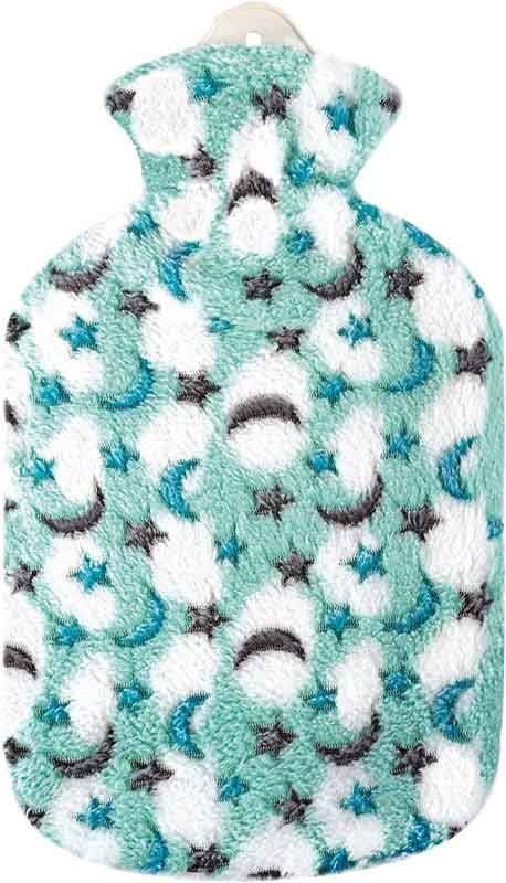 SÖNGER bouillotte housse peluche 2l lune&étoiles