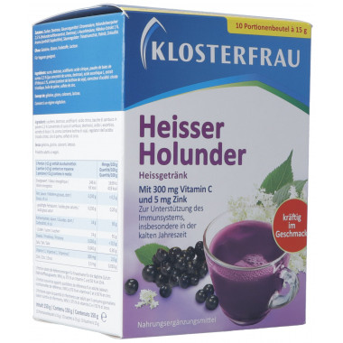 Klosterfrau Heissgetränk Sureau chaud 10x 15g