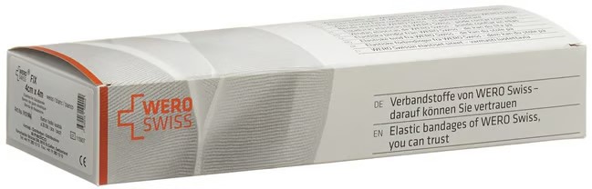 WERO SWISS Fix El bande de gaze 4mx4cm blanc 20 pièces