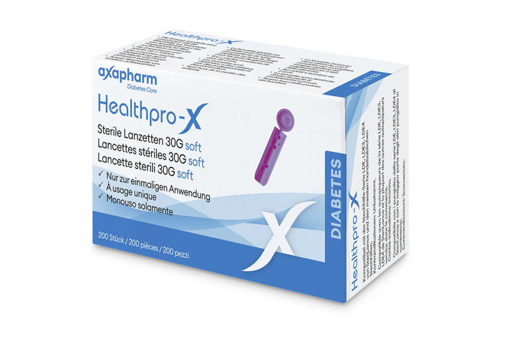 Lancettes Healthpro-X 30G stériles soft 200 pièces