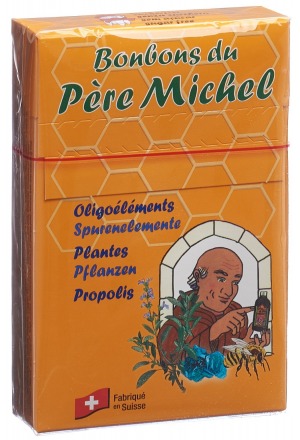 BIOLIGO Bonbons du Père Michel Propolis-Oligoéléments-Huiles essentielles 60 pièces