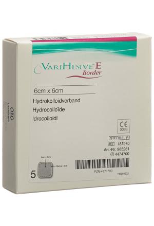 Pansement VARIHESIVE E BORDER 6x6/10x10cm 5 pièces