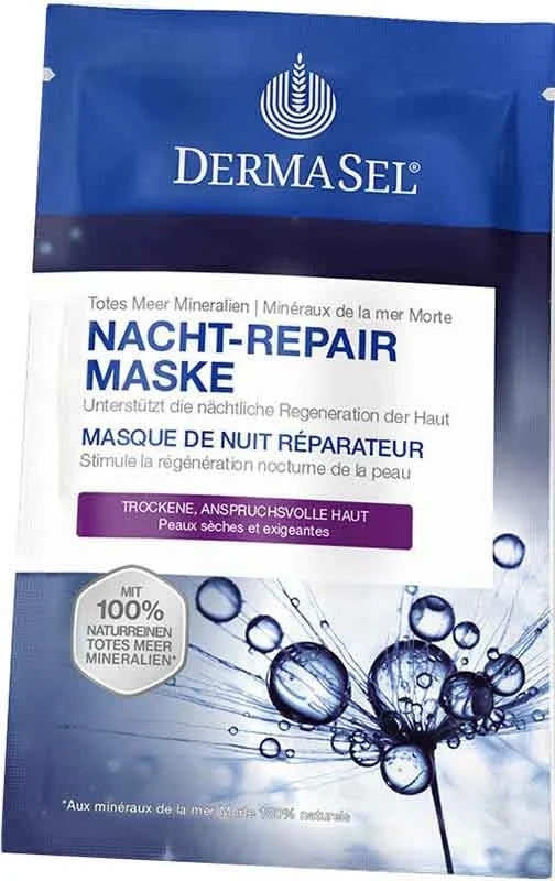 DERMASEL Masque Nuit Réparateur D/F Btl 12 ml