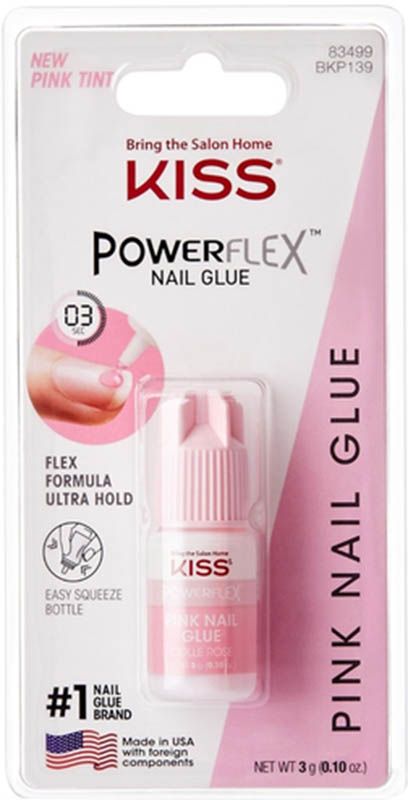 KISS PowerFlex Nail Glue Rose (n)