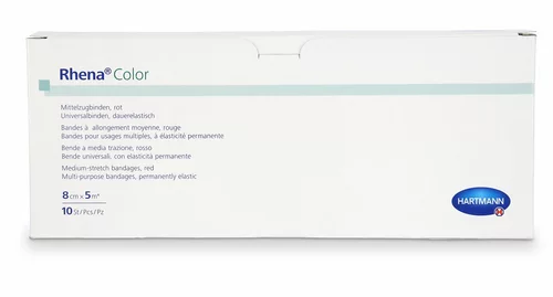 RHENA Color Elast bande 6cmx5m jaune ouverte 10 pièces