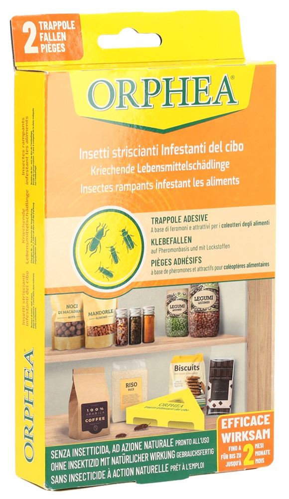 Piège Orphea pour parasites alimentaires rampants 2 pièces