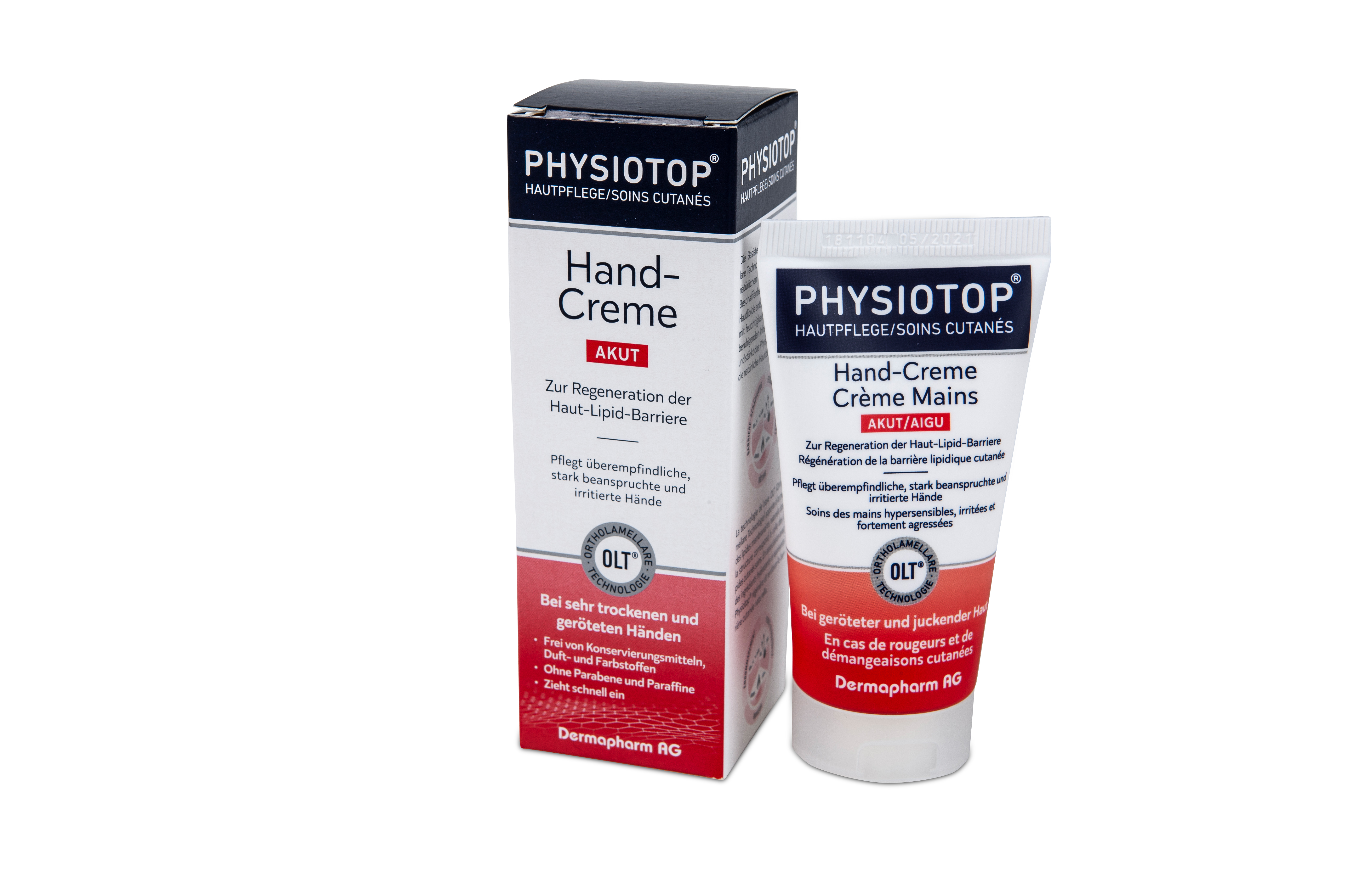 PHYSIOTOP AKUT Crème pour les mains Tube 50ml