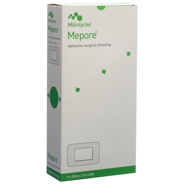 Mepore Pansement 20x9cm Coussinet 15x5cm 30 pièces