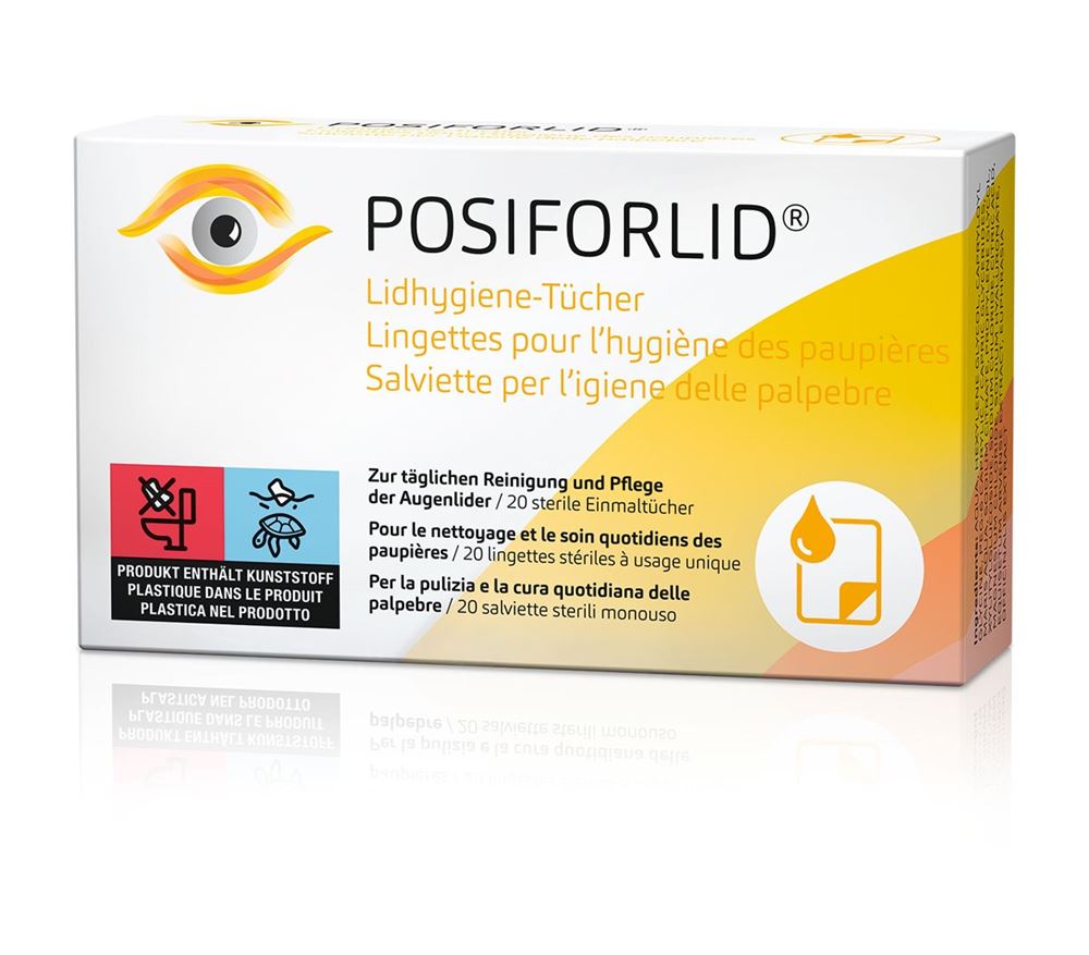 POSIFORLID® Lingettes pour l'hygiène des paupières 20 pièces