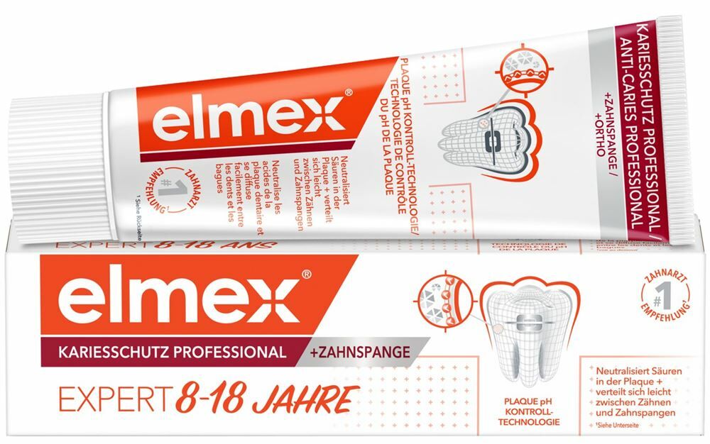 ELMEX PROTECTION CARIES PROF ORTHO dentifrice 75ml