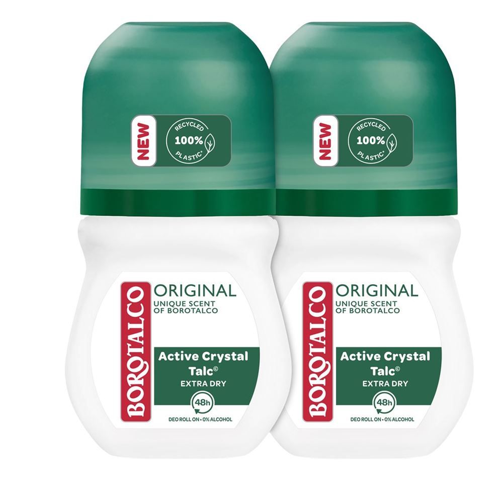 BOROTALCO Déodorant à bille original 2 x 50ml