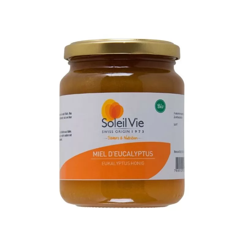 SOLEIL VIE Miel d'eucalyptus bio 500g