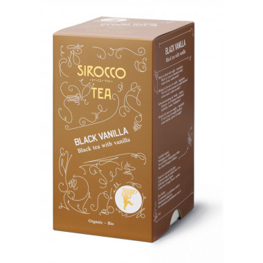 Sirocco Sachets de thé Black Vanilla 20 pièces Sirocco Sachets de thé Black Vanilla 20 pièces