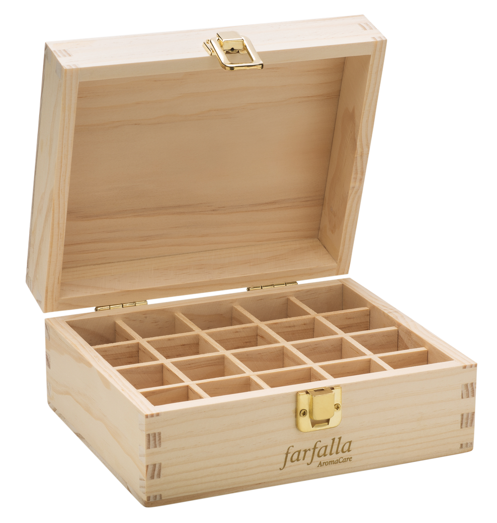 Coffret d'arômes FARFALLA pour 20 huiles essentielles Coffret d'arômes FARFALLA pour 20 huiles essentielles