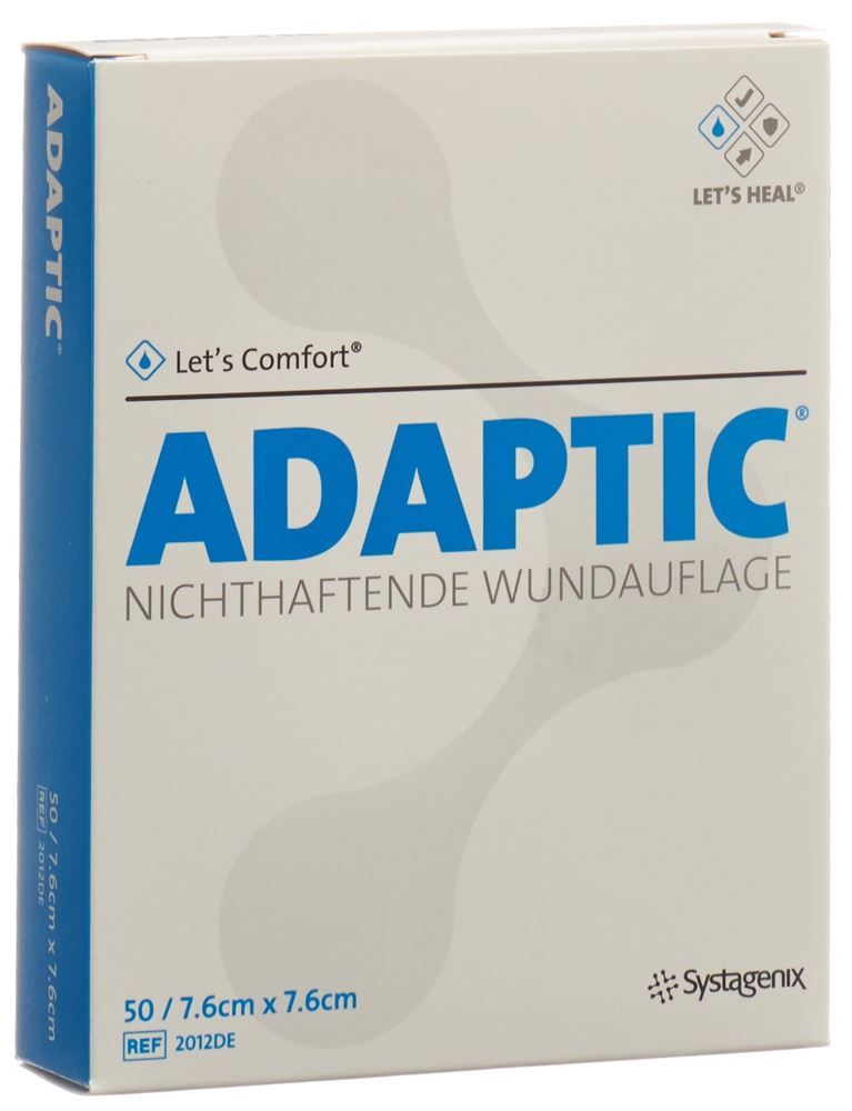 ADAPTIC Pansement 7.6x7.6cm stérile (n) 50pcs ADAPTIC Pansement 7.6x7.6cm stérile (n) 50pcs