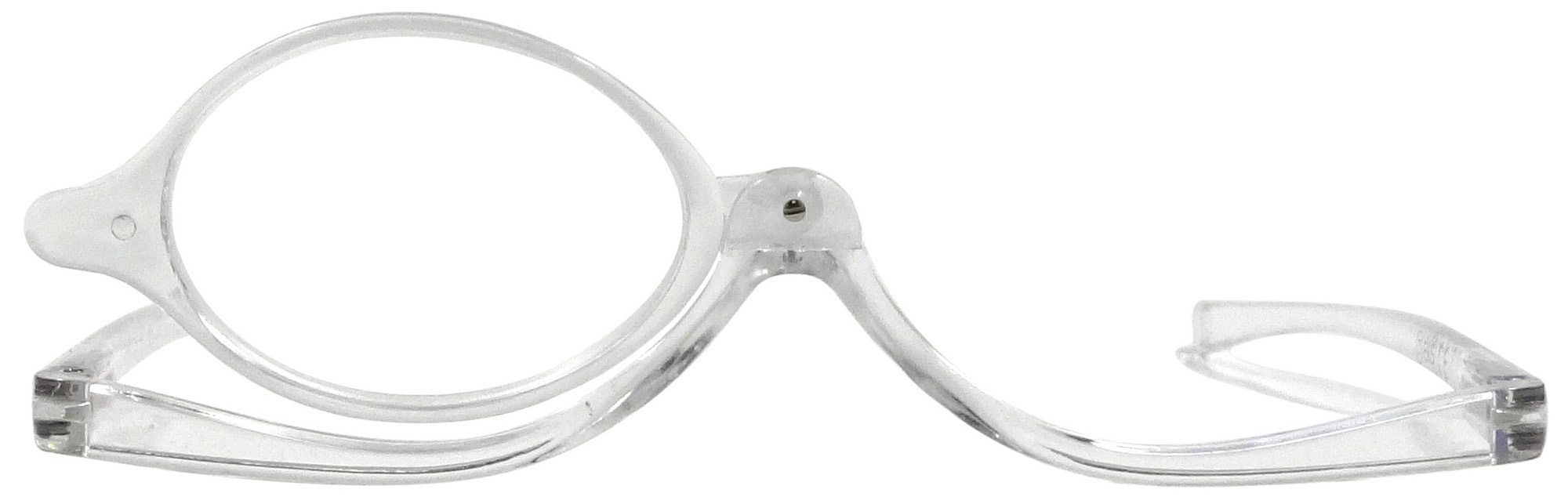 Lunettes de maquillage avec verre loupe Transparent +1.5