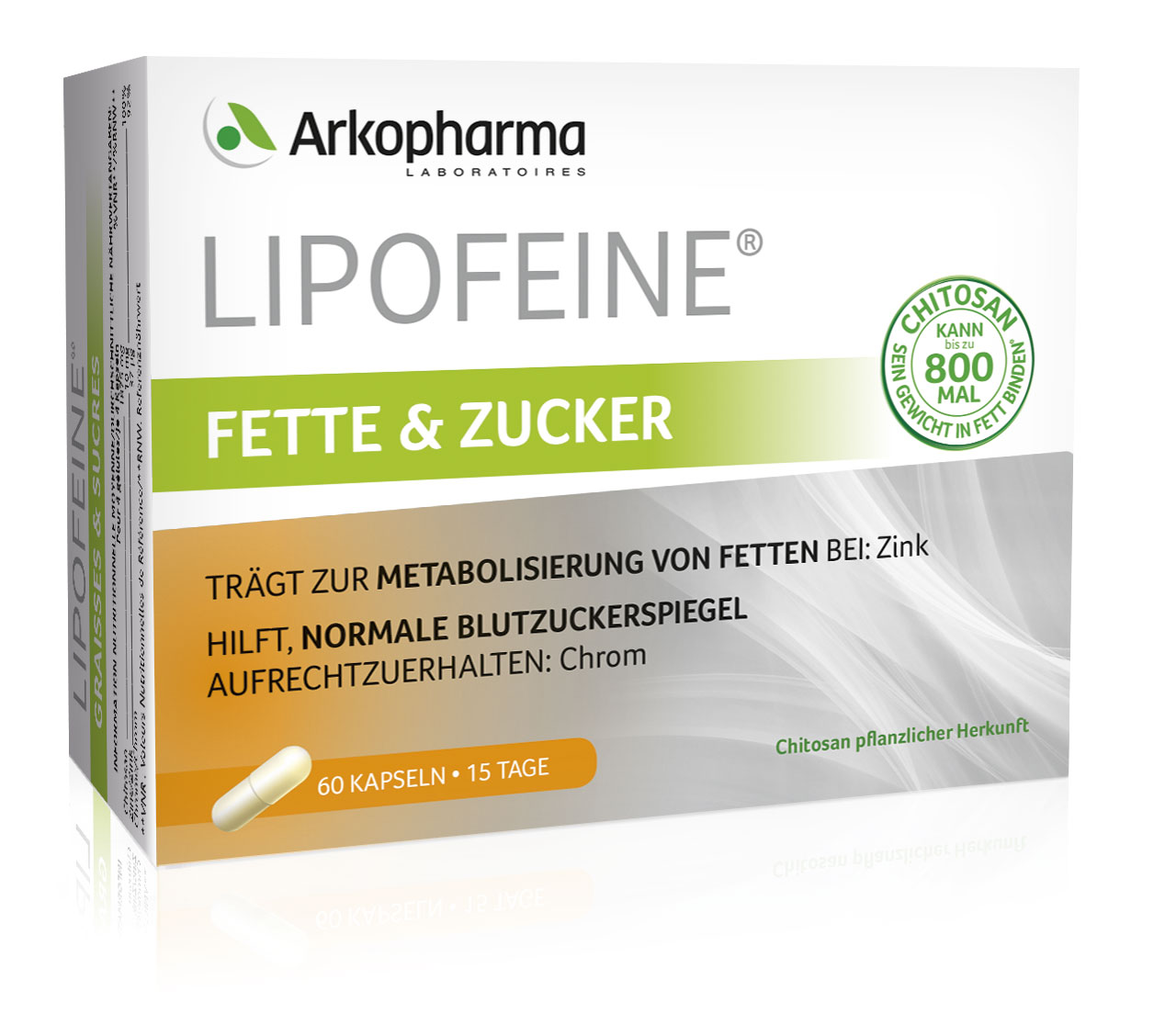 LIPOFEINE Gélules de graisse et de sucre 60 pièces LIPOFEINE Gélules de graisse et de sucre 60 pièces