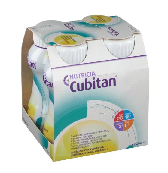 CUBITAN Aliment buvable vanille 4 x 200ml CUBITAN Aliment buvable vanille 4 x 200ml