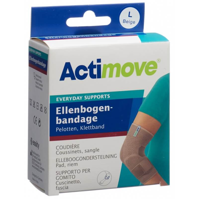 Actimove Everyday Support Bandage pour coude L Bande Velcro Actimove Everyday Support Bandage pour coude L Bande Velcro