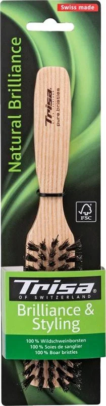 Brosse à cheveux Trisa Natural Brilliance M