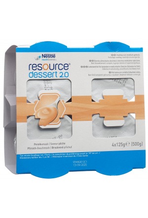 Resource Dessert 2.0 Pêche 4 Cup 125g