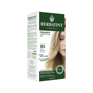 HERBATINT Gel colorant pour cheveux 8N blond clair 150ml HERBATINT Gel colorant pour cheveux 8N blond clair 150ml
