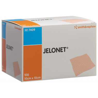Jelonet gaze de paraffine 10cmx10cm stérile 100 pièces