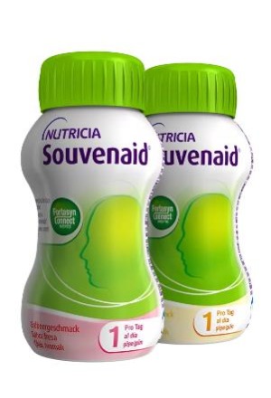 Nutricia Souvenaid Vanille, 4 biberons de 125 ml