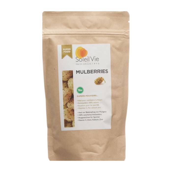 Soleil Vie mûres blanches séchées bio 80g