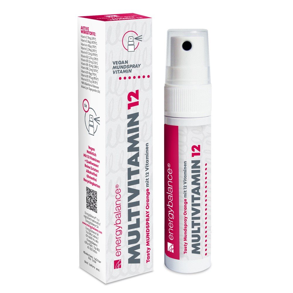 ENERGYBALANCE Multivitamin 12 Spray buccal orange 25ml
