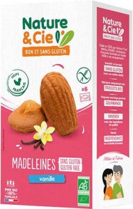 Nature & Cie Madeleines vanille sans gluten 6 x 25g