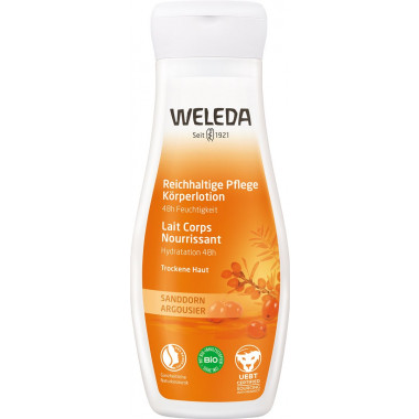 WELEDA Lotion corporelle à l'Argousier soin riche 200ml WELEDA Lotion corporelle à l'Argousier soin riche 200ml