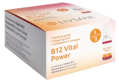 LIVSANE Vitamine B12 Vital Power Pro DE/FR/IT 3 x 10 ml