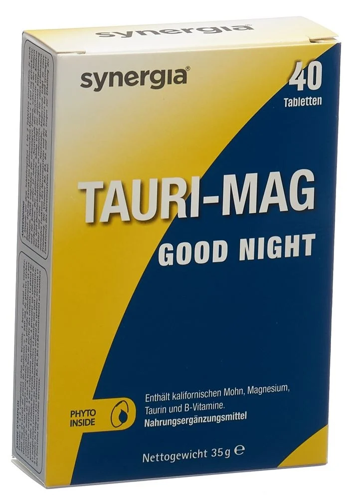 Synergia Tauri-Mag Good Night Tabl 40 pièces
