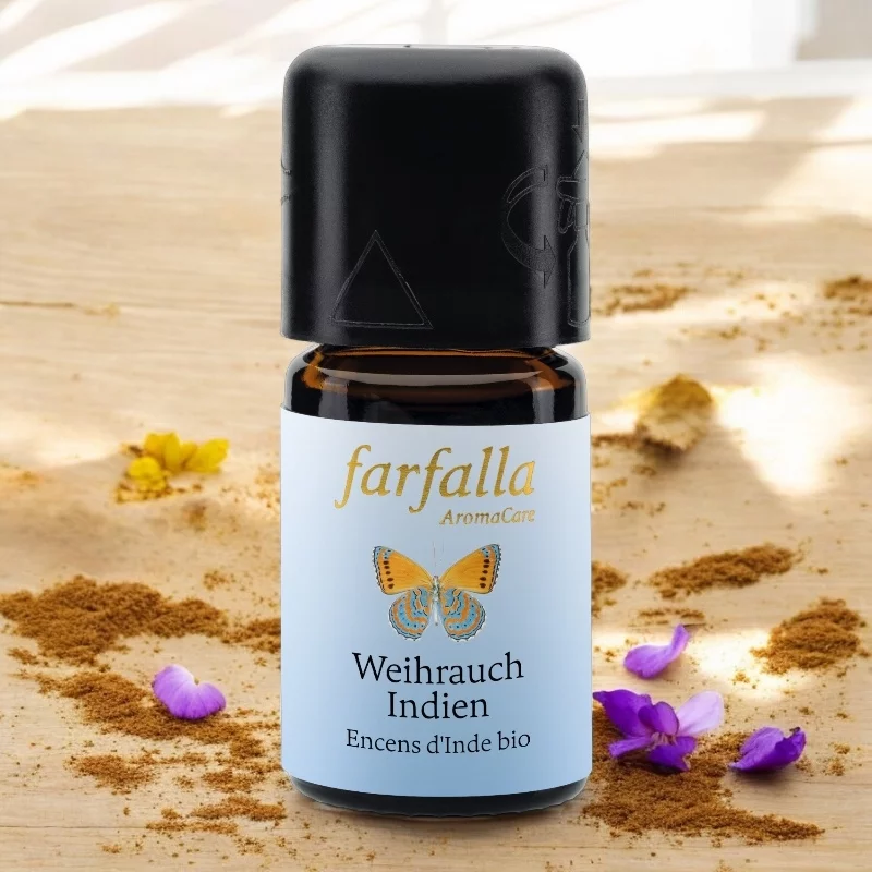 FARFALLA Huile d'encens Inde kbA 5ml FARFALLA Huile d'encens Inde kbA 5ml