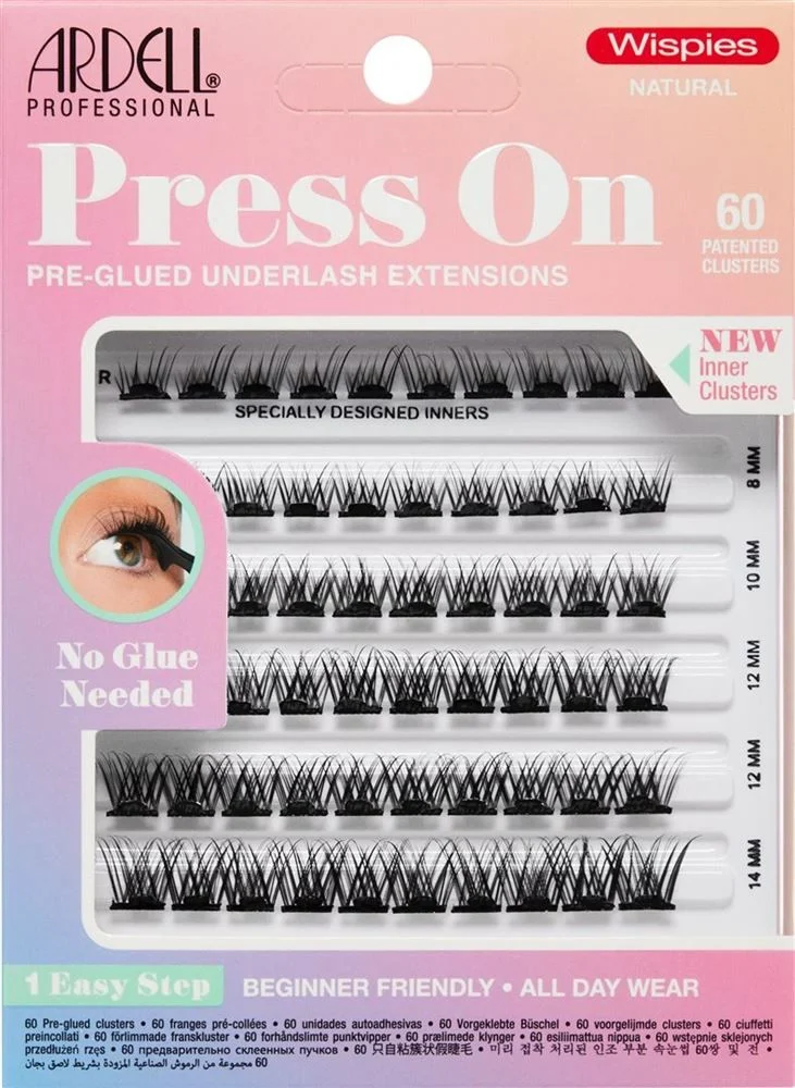 ARDELL Press On Multipack Wispies Natural 60 pièces