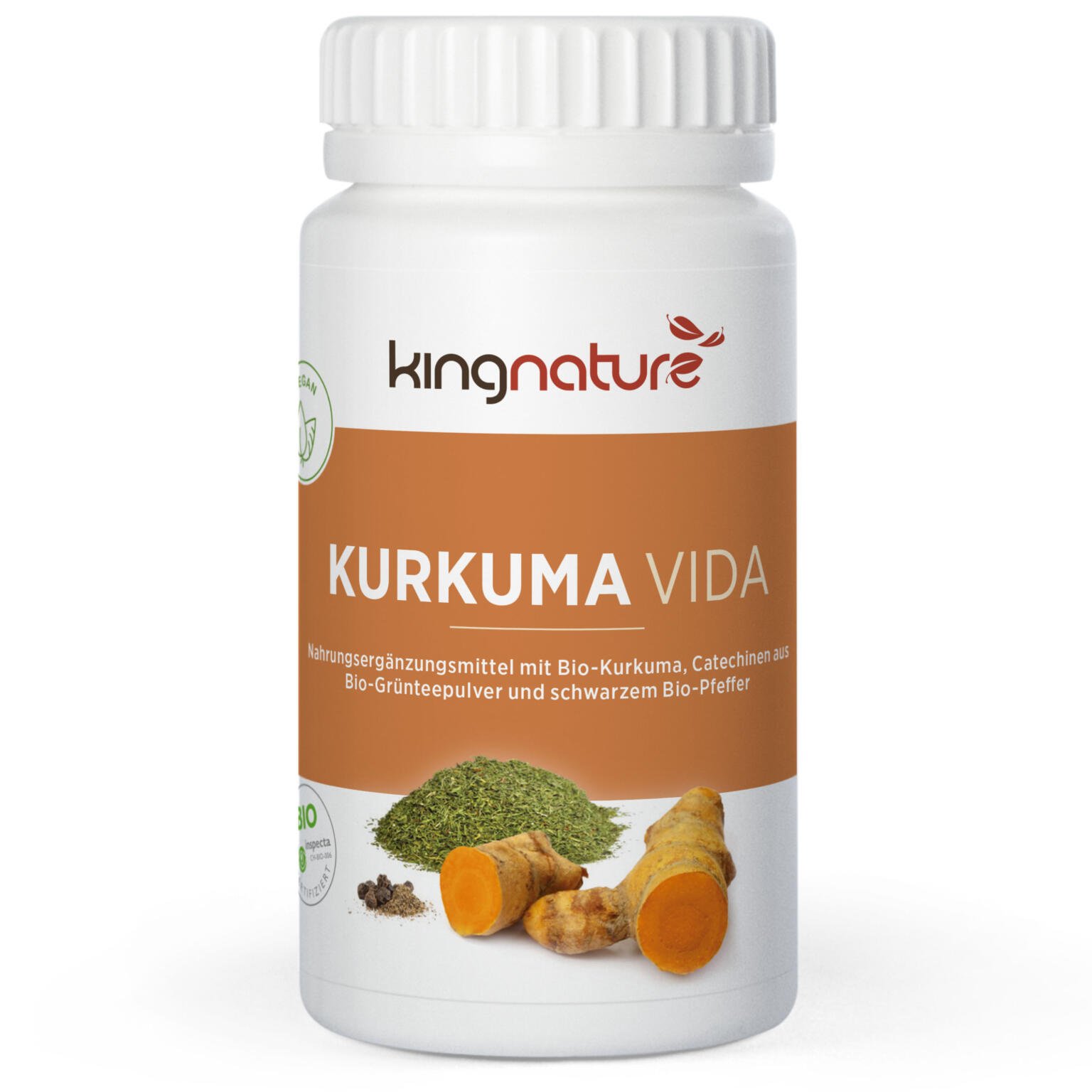 KINGNATURE Curcuma Vida (bio) gélule 72 pièces KINGNATURE Curcuma Vida (bio) gélule 72 pièces