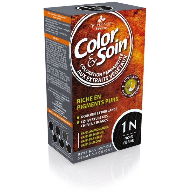 Color & Soin Coloration 1N noir ébène 135ml