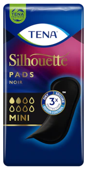 TENA Silhouette Noir Mini Pad 18 pièces