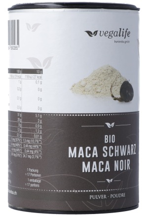 Vegalife Maca en poudre noir 175g