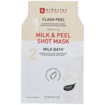 Masque Erborian Korean Therapy Milk & Peel Shot 18g