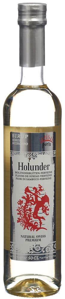 Sirop PURIS Pays magique Holdermagie BIO 6 x 50cl