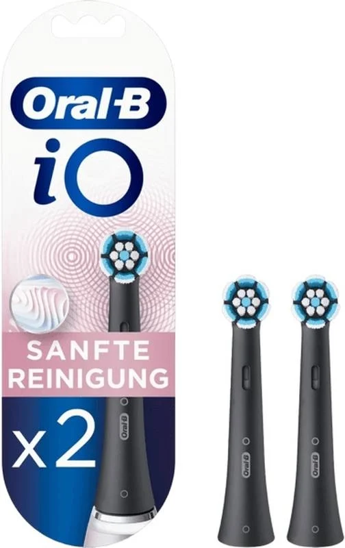 Oral-B iO brossette de rechange nettoyage doux 2 pièces
