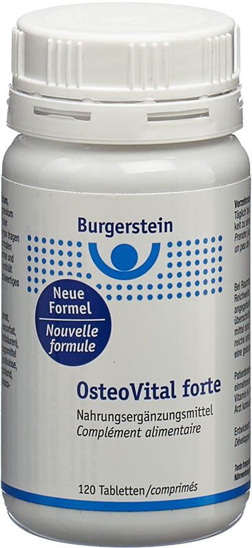 BURGERSTEIN OsteoVital forte comprimés 120 pièces BURGERSTEIN OsteoVital forte comprimés 120 pièces