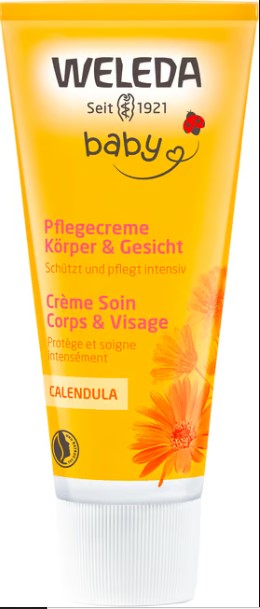 WELEDA BABY CALENDULA Crème de soin corps et visage 75ml WELEDA BABY CALENDULA Crème de soin corps et visage 75ml