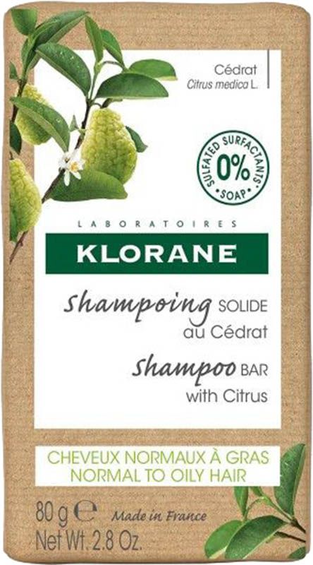 Shampooing-barre Cédrat KLORANE 80g