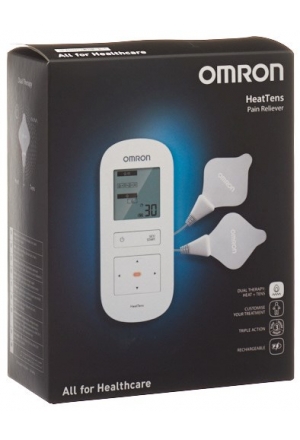 Omron HeatTens Stimulation nerveuse TENS & chaleur combinés, pads Gels inclus