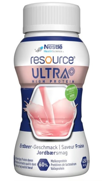 Resource Ultra + Fraise 4 bt 200ml
